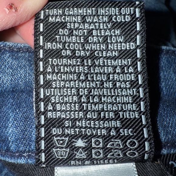 7 For All Mankind AUSTYN MISTRAL Mid Waist Relaxed - Picture 10 of 15